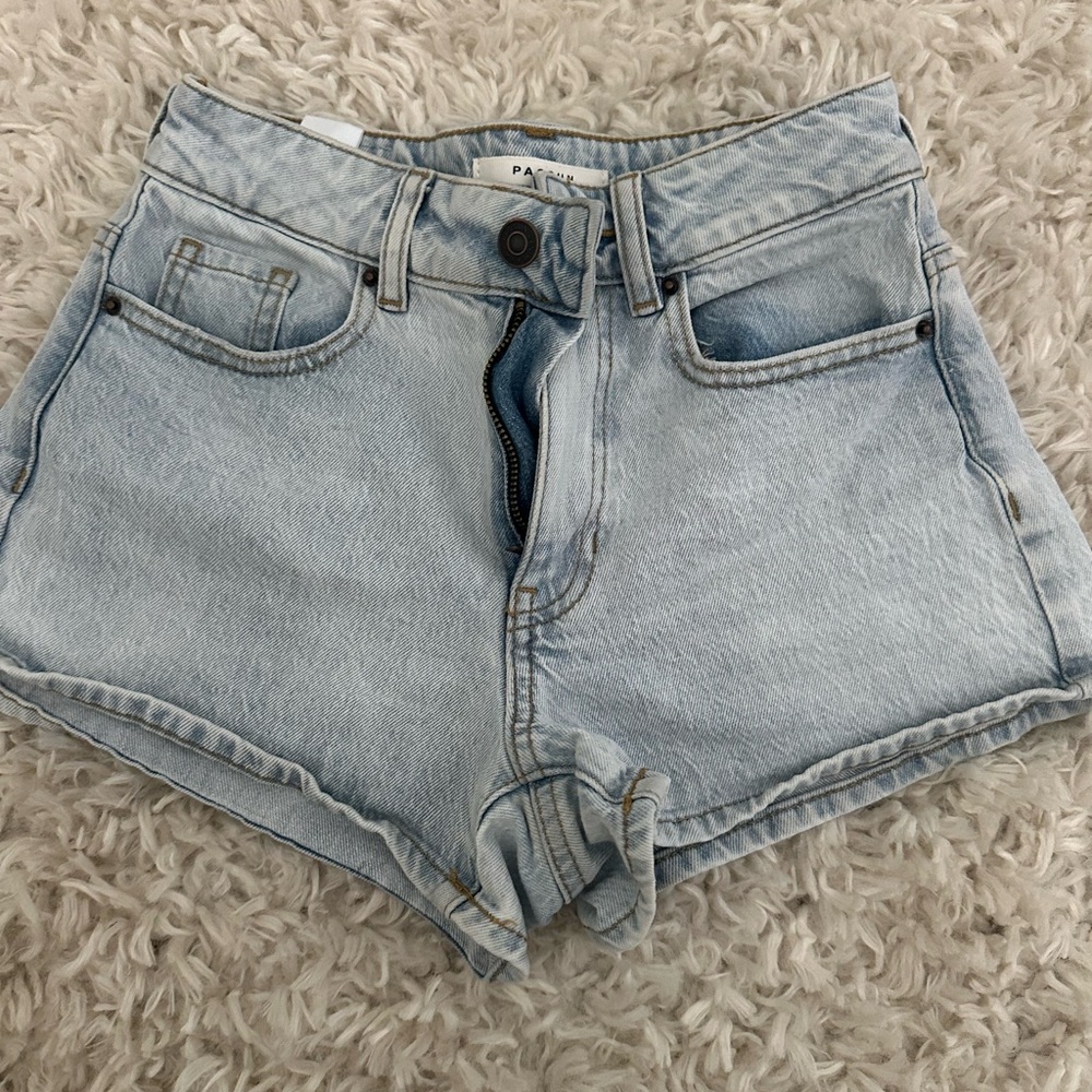 pacsun mid rise mom shorts